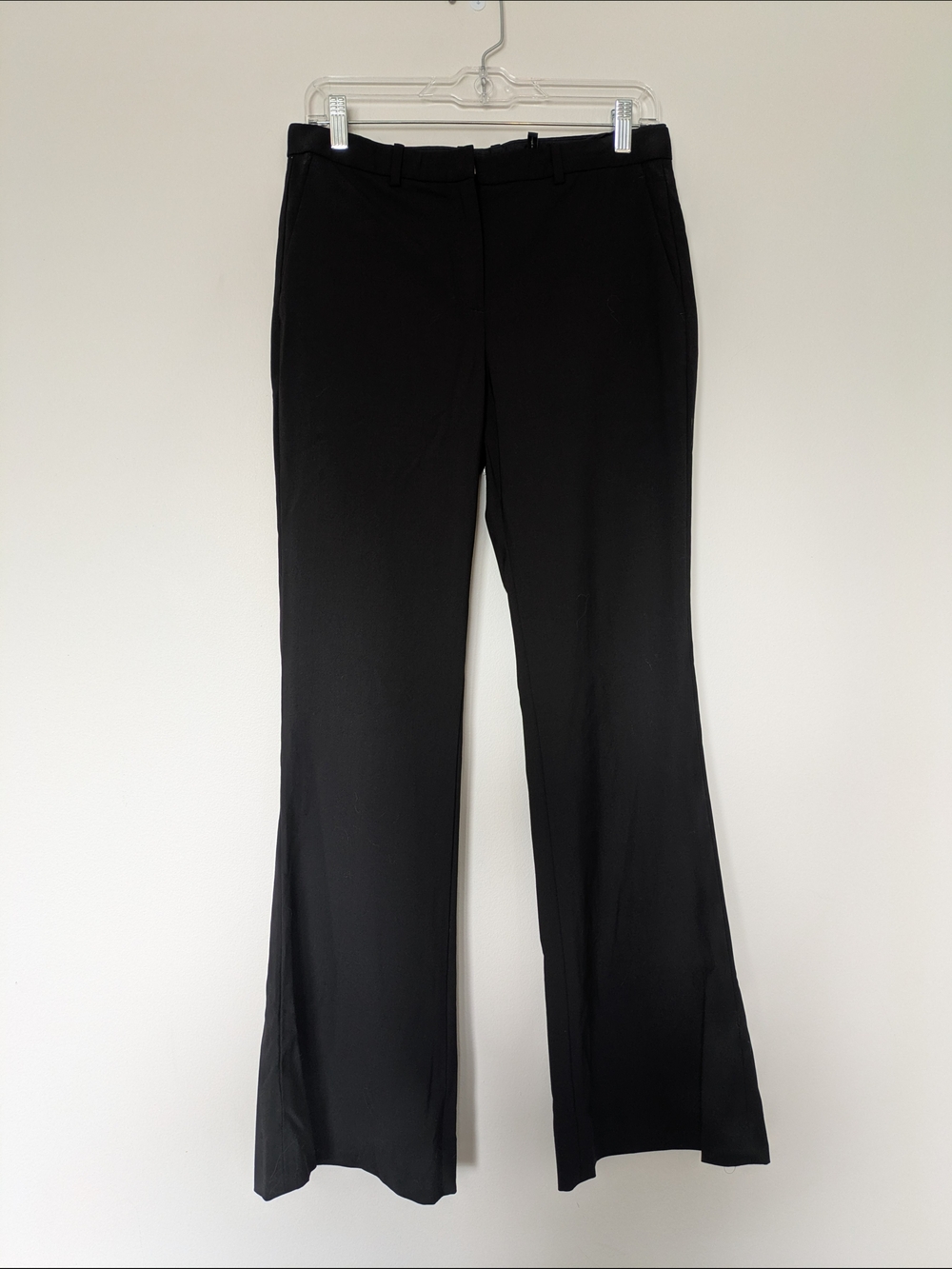 Theory Black Women Flared Dress Pants